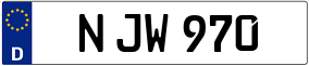 Truck License Plate